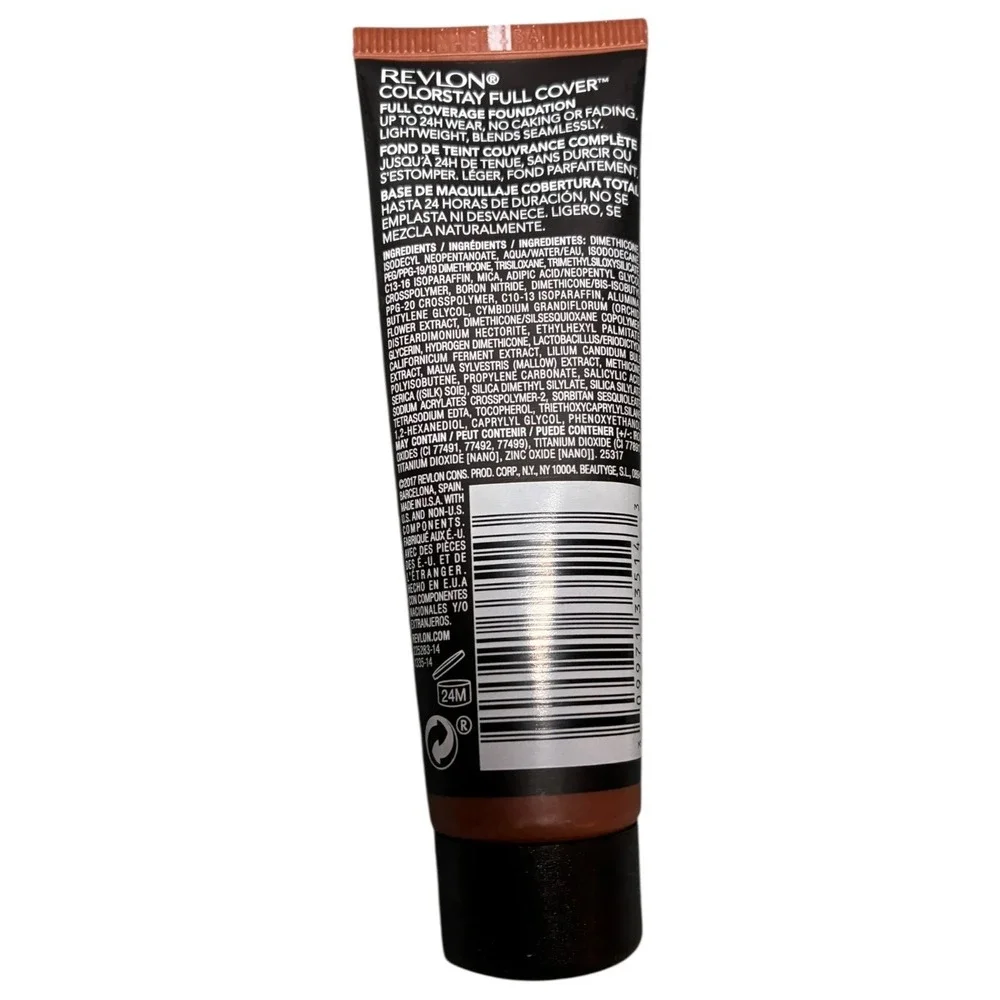 Revlon ColorStay Full Cover Foundation‎ Matte Mahogany 420 1.0 oz New